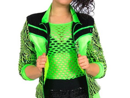 Trainingsjacke neon grün Damen Online Sale