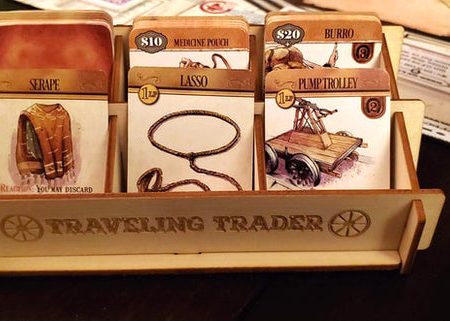 Western Legends: Wooden Travelling Trader Trading Post (LTS Edition) Hot on Sale