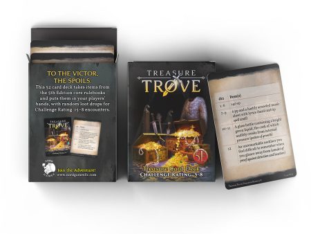 Dungeons & Dragons 5E - Treasure Trove Deck: CR 5-8 Hot on Sale