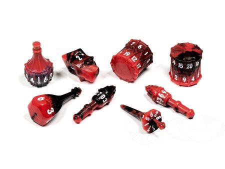 PolyHero Bard 8 Dice Set - Harlequin Discount