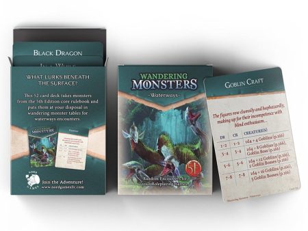 Dungeons & Dragons 5E - Wandering Monsters Deck: Waterways Online