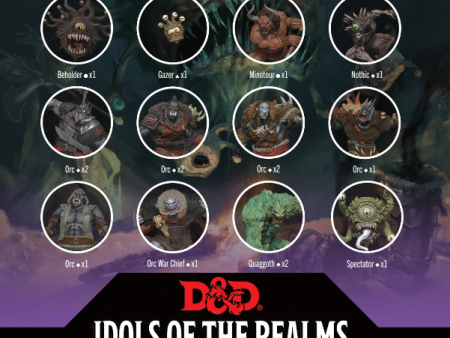 Dungeons and Dragons - Idols of the Realms: Beholder Hive (2D Set) Cheap