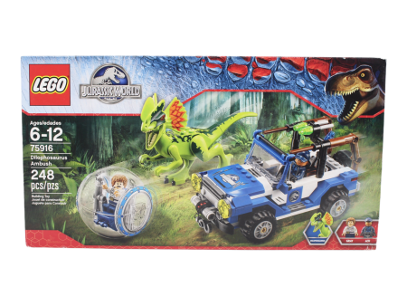 Retired Set 75916 Jurassic World Dilophosaurus Ambush For Discount