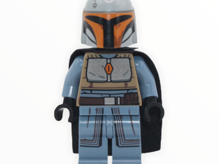 Mandalorian Tribe Warrior (female, light bluish gray helmet, black cape) For Cheap