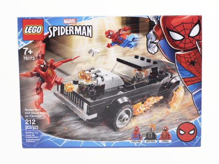 Retired Set 76173 Marvel Spider-Man and Ghost Rider vs. Carnage For Cheap