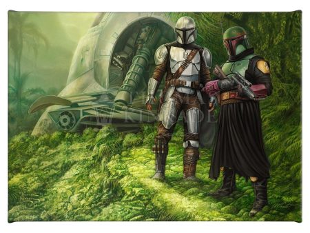 The Mandalorian™ - Brothers in Arms - 10  x 14  Gallery Wrapped Canvas Online