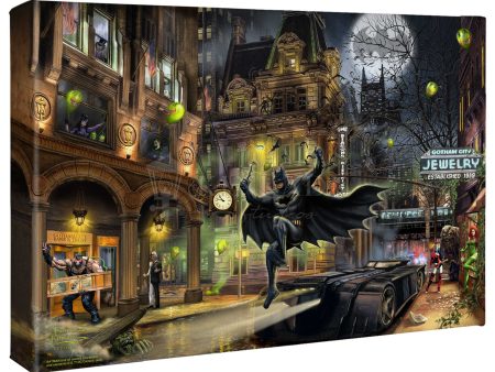 Batman™ Gotham City™ - 10  x 14  Gallery Wrapped Canvas Sale