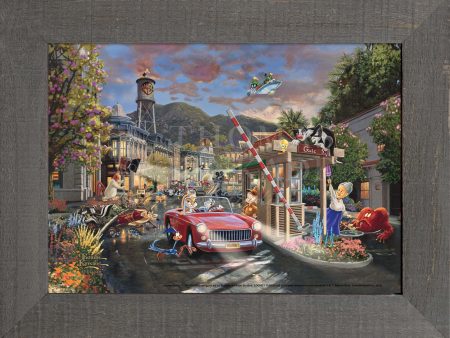 Looney Tunes™ - Backlot Shenanigans - 12.5  x 16  Framed Metal Print Online now