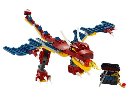 Retired Set 31102 Creator Fire Dragon Hot on Sale