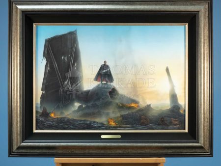 *Original Study* The Mandalorian™ - Undeterred by Monte Moore Thomas Kinkade Studios 22  x 31  Online Sale