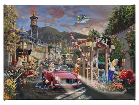 Looney Tunes™ - Backlot Shenanigans - 10  x 14  Gallery Wrapped Canvas For Discount