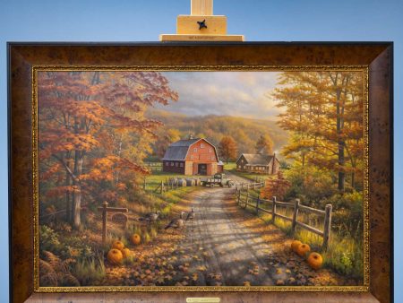 *Original Study* Late Afternoon on the Farm by Thomas Kinkade Studios 26  x 29  Cheap