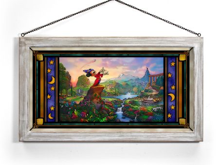 Disney Fantasia - 13  x 23  Stained Glass Art on Sale