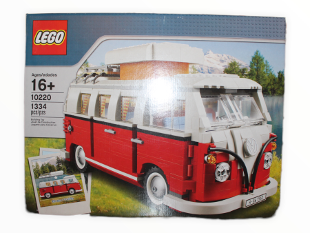 Retired Set 10220 Creator Expert Volkswagen T1 Camper Van on Sale