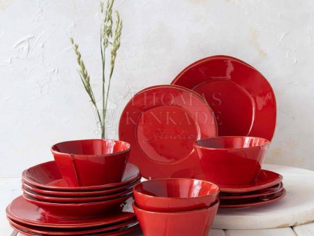 Italian Dinnerware Place Setting - Poppy (4-piece Set) Online Hot Sale