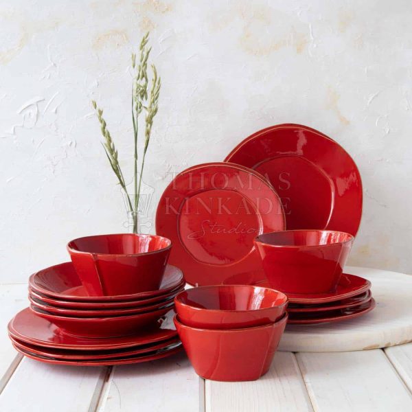 Italian Dinnerware Place Setting - Poppy (4-piece Set) Online Hot Sale