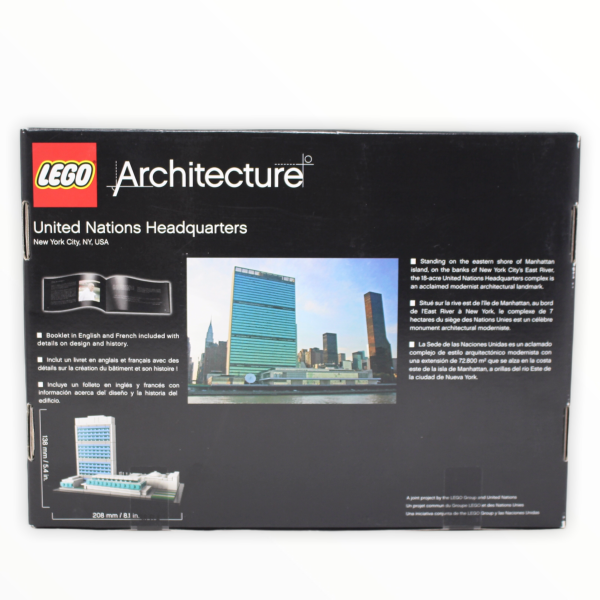 Retired Set 21018 Architecture United Nations Headquarters Online Sale