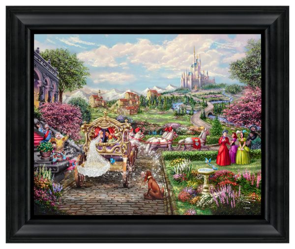 Disney Cinderella Happily Ever After - 16  x 20  Brushstroke Vignette For Discount