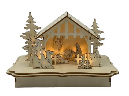 Light Up - 5.4  Nativity Scene Online Hot Sale