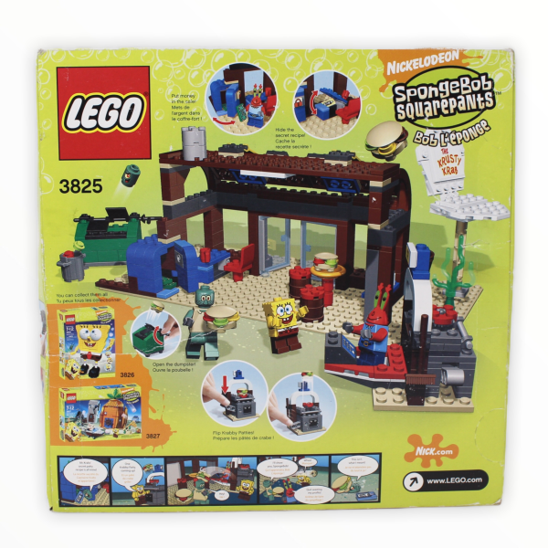 Retired Set 3825 Spongebob Squarepants Krusty Krab Online now