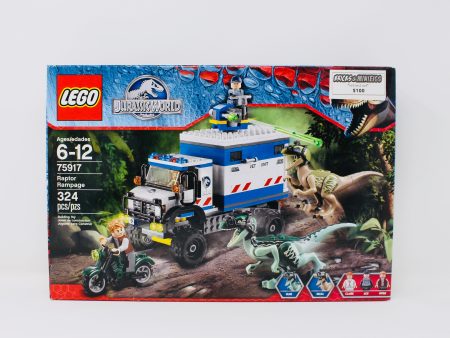 Retired Set 75917 Jurassic World Raptor Rampage Fashion