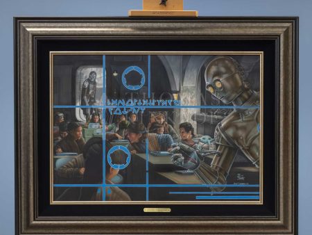 *Original Study* The Mandalorian™ - Getting Schooled by Monte Moore Thomas Kinkade Studios 22  x 31  Online now