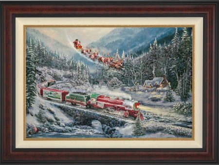 *RARE* Christmas Light Express Estate Edition Canvas Burl 24  x 36  #3 3 Online now