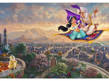 Disney Aladdin - 16  x 31  Gallery Wrapped Canvas Hot on Sale