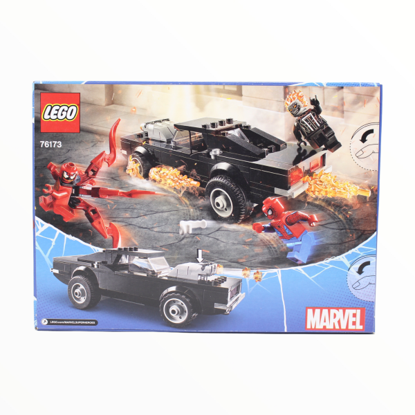 Retired Set 76173 Marvel Spider-Man and Ghost Rider vs. Carnage For Cheap