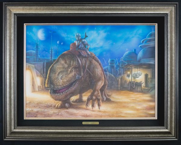 *Original Study* The Mandalorian™ - The Reckoning by Monte Moore Thomas Kinkade Studios 23  x 32  Hot on Sale