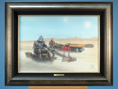 *Original Study* The Mandalorian™ - The Marshal by Monte Moore Thomas Kinkade Studios 22  x 31  Supply