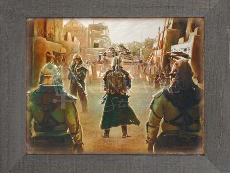 The Book of Boba Fett™ - A New Challenge - 12.5  x 16  Framed Metal Print For Discount