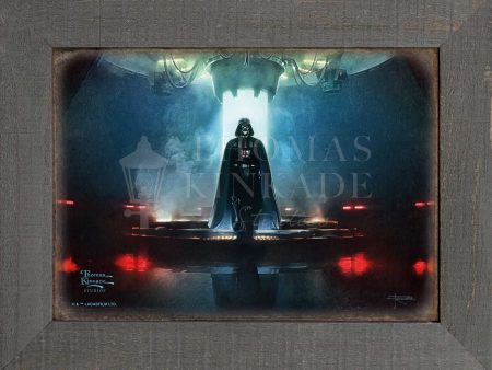 Obi-Wan Kenobi™ - Darkness Has Arrived - 12.5  x 16  Framed Metal Print Hot on Sale