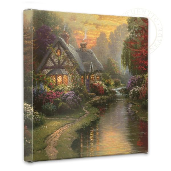 A Quiet Evening - 14  x 14  Gallery Wrapped Canvas Hot on Sale