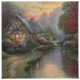 A Quiet Evening - 14  x 14  Gallery Wrapped Canvas Hot on Sale