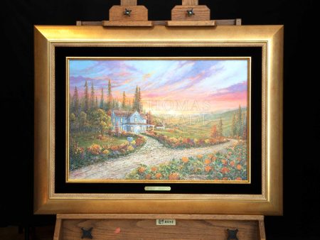 *Original Study* Autumn at Apple Hill by Thomas Kinkade Studios 28  x 19  Hot on Sale