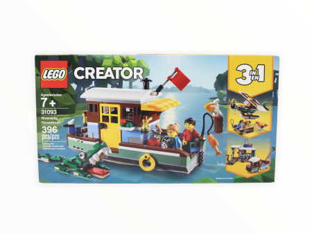 Retired Set 31093 Creator Riverside Houseboat Discount