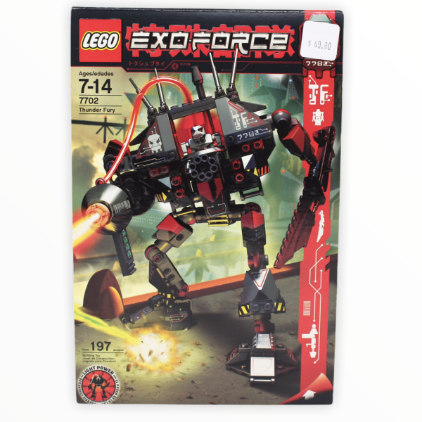 Retired Set 7702 Exo-Force Thunder Fury For Sale