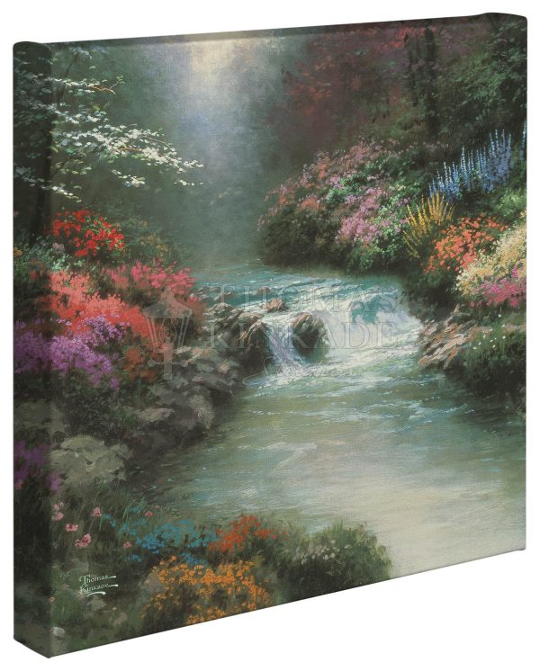 Beside Still Waters - 14  x 14  Gallery Wrapped Canvas For Discount