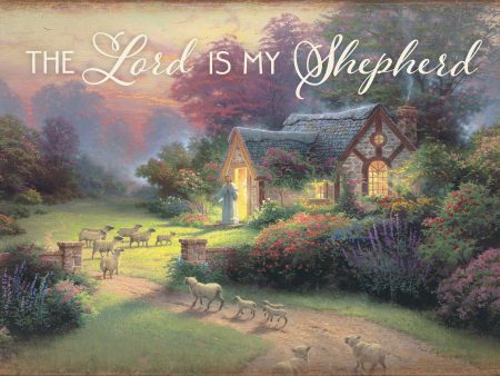 The Good Shepherd s Cottage - 18  x 30  Wood Sign Fashion