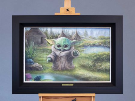 *Original Study* The Mandalorian™ - Child s Play by Monte Moore Thomas Kinkade Studios 22  x 34  For Discount