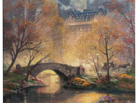 Central Park in the Fall - 14  x 14  Gallery Wrapped Canvas For Discount