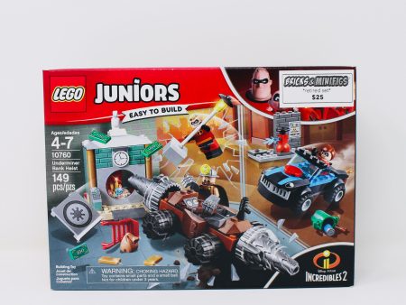 Retired Set 10760 Incredibles 2 Juniors Underminer Bank Heist Hot on Sale