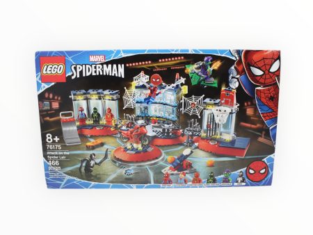 Retired Set 76175 Spider-Man Attack on the Spider Lair on Sale