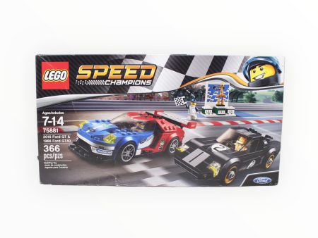 Retired Set 75881 Speed Champions 2016 Ford GT & 1966 Ford GT40 (damaged box) Supply