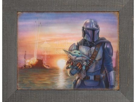 The Mandalorian™ - A New Direction - 12.5  x 16  Framed Metal Print Cheap