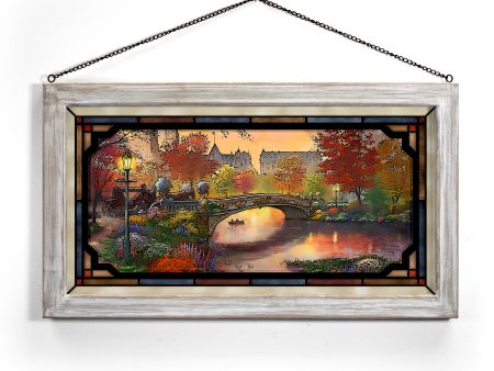 Autumn in New York - 13  x 23  Stained Glass Art Supply