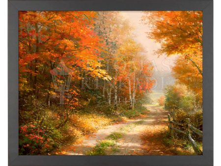 A Walk Down Autumn Lane - Art Prints Online