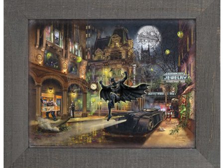 Batman™ Gotham City™ - 12.5  x 16  Framed Metal Print Sale