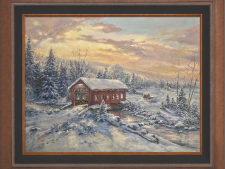 *Original Study* A Winter s Calm by Thomas Kinkade Studios 24  x 30  Supply